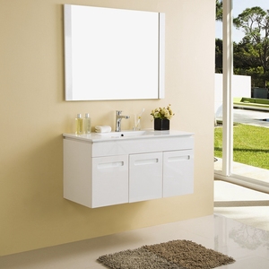 2025 armoire de salle de bain bleu vanités luxe salle de bain simple vanité mode meuble de salle de bain prêt à assembler - Product Image 2