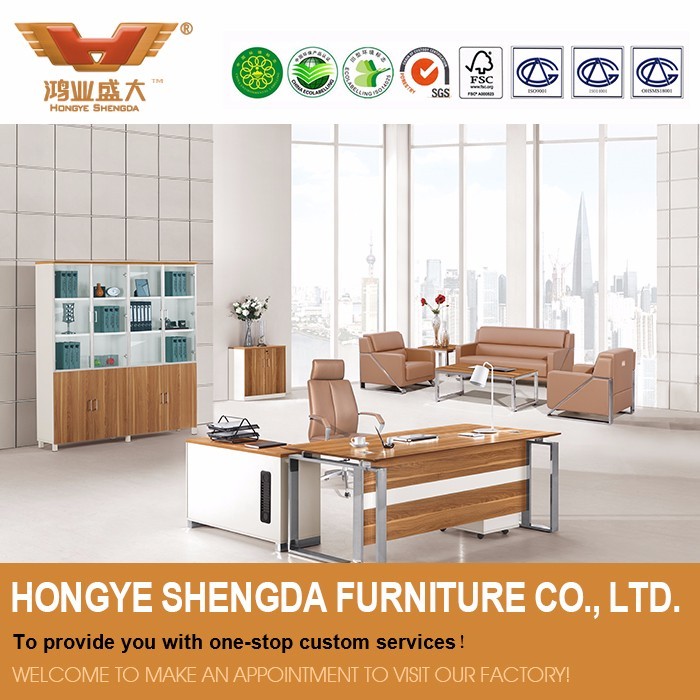 Bureau de direction table avec table d'appoint