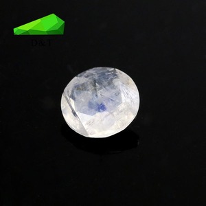 Pierre de lune de forme ronde de coupe de rose de 5mm - Product Image 4