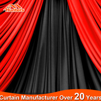 Classic Christmas Design Velvet Curtains for Living Room and Church Woven Technique for Sale