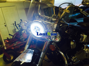 <span class=keywords><strong>2015</strong></span> dernières 40 w haute puissance lumières la lumière de moteur moto led phares J101 - Product Image 2
