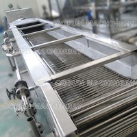 Machine de pasteurisation par immersion dans l'eau et tunnel de refroidissement en acier inoxydable SUS 304 certifié CE