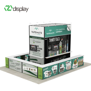 Dễ dàng lắp ráp 20x20 6x6 cụ thể đảo Modular di động triển lãm thương mại hiển thị gian hàng đứng với Cửa & lưu trữ - Product Image 3