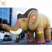 Традиционный фестиваль вечерние партия надувные слон животных Желтый цвет Слон Талисман поставщика