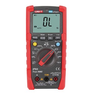Multímetro de mano automotriz UT191T LCD, multímetro de CA/CC, probador de voltímetro, multímetro con unidad de multímetro DWELL RPM, medidor de voltaje de 1/2" - Product Image 2