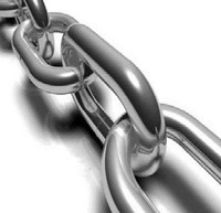 SS 304 y SS 316 cadenas de eslabones medianos en diferentes tamaños