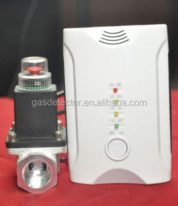 HD1000 <span class=keywords><strong>Maison</strong></span> CH4 et CO Détecteur D'alarme de Fuite de Gaz avec Vanne d'arrêt - Product Image 2