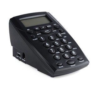 Téléphone filaire de bureau portable avec casque et clavier - Product Image 4