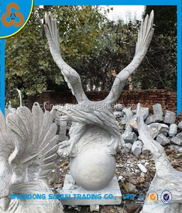 Sculpture d'<span class=keywords><strong>aigle</strong></span> en <span class=keywords><strong>pierre</strong></span> de granit pour décoration extérieure - Product Image 6