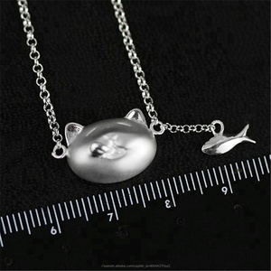 Diseño de Moda <span class=keywords><strong>lindo</strong></span> collar de plata 925 - Product Image 6