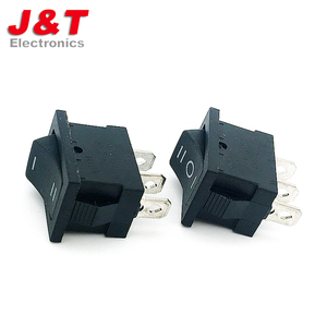 KCD1 trépied deuxième vitesse 6A 250 V 10A 125 V en plastique 3 voies 2 <span class=keywords><strong>positio</strong></span> interrupteur à bascule - Product Image 1