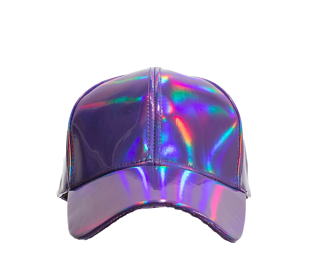 Nueva llegada brillante de la PU de color sólido láser gorra de béisbol Unisex Super genial Snapback sombreros Casual ajustable