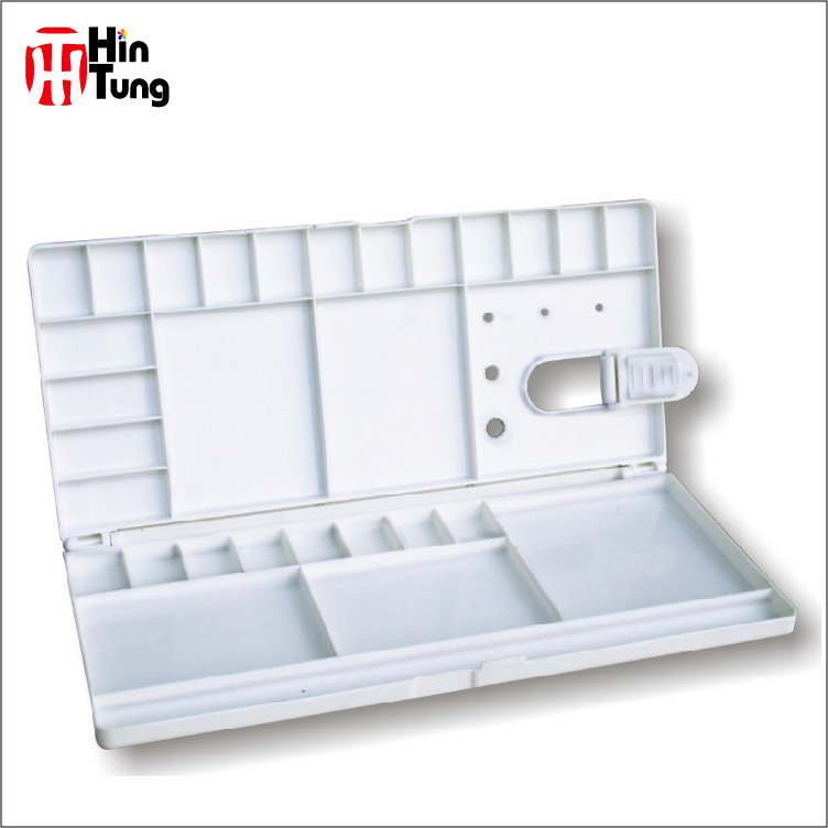 Нетоксичный пластиковая палета для рисования коробка с разделителями
