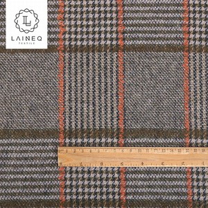 Stock <span class=keywords><strong>Plaid</strong></span> cheques 50% Tweed <span class=keywords><strong>de</strong></span> <span class=keywords><strong>lana</strong></span> para abrigos <span class=keywords><strong>de</strong></span> invierno - Product Image 3