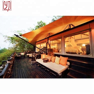 Più nuovo fuoco ritardante di glamping portatile <span class=keywords><strong>safari</strong></span> hotel tenda (di lusso) - Product Image 2