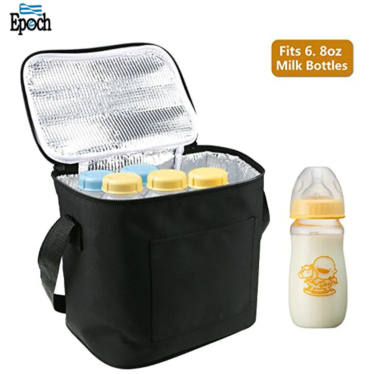 Veevan stylish fitness 600D breast milk cooler insulated baby bottle bag with adjustable strap