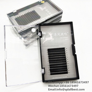 Venta al por mayor hecho a mano <span class=keywords><strong>grupo</strong></span> YY estilo pestañas Premade Fan de extensiones de pestañas Etiqueta Privada - Product Image 6