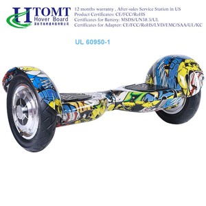 2016 HTOMT chaud vente 2 roues auto balance <span class=keywords><strong>scooter</strong></span> 10 pouce hoverboard Hover carte avec bluetooth haut-parleur à distance - Product Image 2