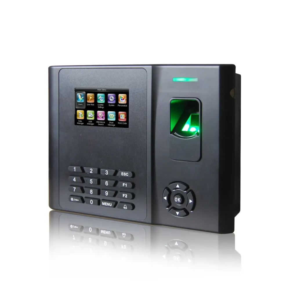 Scanner biométrique D'empreintes Digitales temps de présence et Contrôle D'accès Système avec batterie Li Intégrée, Serveur Web, fonction ADMS