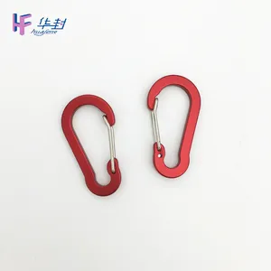 Promotional aluminium carabiner hook for keys