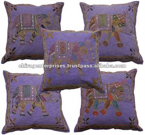 100% Soft Cotton Printed Boho Custom Throw Pillows <b>Cushion</b> Cover Wholesale <b>Indian</b> Handmade Block Printed Mud Cloth - Product Image 2