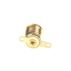 Hot E10 <span class=keywords><strong>Ampoule</strong></span> en cuivre droite Base à <span class=keywords><strong>vis</strong></span> PCB Socket <span class=keywords><strong>Support</strong></span> de lampe - Product Image 3