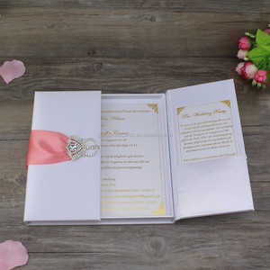 Rubans et nœuds de luxe personnalisés, 50 pièces, pour boîte en soie, Invitations de <span class=keywords><strong>mariage</strong></span> - Product Image 5