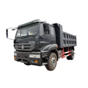 Sinotruk howo 4x2 6 휠러 10 톤 12m3 용량 덤프 팁 주는 사람 10 톤 모래 운반 트럭 판매