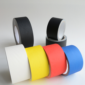 Echte Eersteklas Rubberen Lijm Gemaakt In China Enkele Zijde Zware Zwarte Gaffers Gaffer Power Vinyltape 2 Inch X 40 Yards