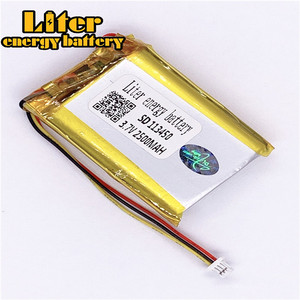 Socket 1.0-3 P 113450 2500 mah 3.7 V lipo battery Rechargeable solar li ion polymer lithium battery with PCM - Product Image 2