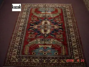 kazak persian silk carpet