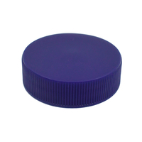 Capuchons de bouteille en plastique à vis, boucles côtelées, 38mm, 38/400 pièces, avec revêtement en mousse