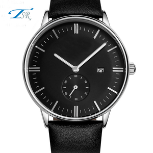 Trendy <strong>Hand</strong> Watch ROHS and CE Security Black Mens Fashion Watch with Two <strong>Hands</strong> - Product Image 2