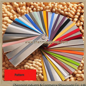 de madera del grano de pvc borde de la banda - Product Image 1