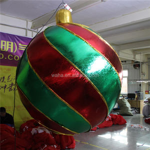 Globo Gigante Inflable Navideño Colorido, Bomba de Aire, Impresión por Transferencia Térmica, Marca <span class=keywords><strong>Waha</strong></span> - Product Image 1