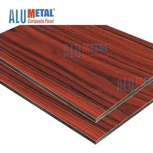 Venta caliente nuevo estilo pared panel ACP madera/panel compuesto de aluminio/revestimiento de la pared con precio bajo