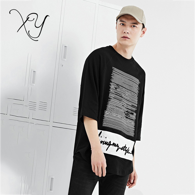 Хип-Хоп Street Wear мужская мода 2018 одежда Бейсбольная Футболка Оптовая продажа китайской футболка производства