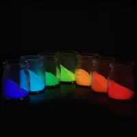 9 ألوان السترونتيوم ألومينات photoluminescent مسحوق صباغة مسحوق الفلورسنت يتوهج في الظلام مسحوق صباغة للطلاء