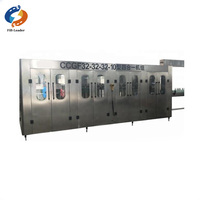 Machine de remplissage automatique de boissons à base de thé électrique, contrôlée par PLC, haute capacité 3000 BPH, facile à utiliser