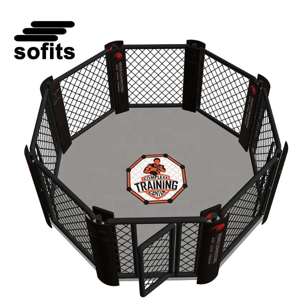 格闘技の新しいデザインのオクタゴンリング六角形プロmmaケージジム