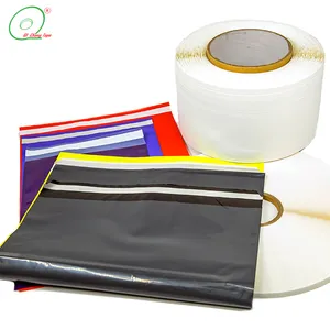 Permanent Mailing Bag Seal Double-sided Plastic Adhesive Sealing Aluminium Black Tape Packing