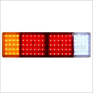 12 V/24 V/10-30 V lkw oder anhänger oder lkw-led rückleuchten mit reflektor funktion, 24 v led 12 volt quadratischen anhänger lichter