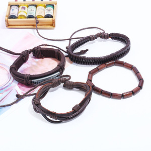Groothandel GELOVEN Graveren Armband Handgemaakte DIY Set Lederen Armband voor Mannen Modieuze Nieuwe Lederen Sieraden - Product Image 3