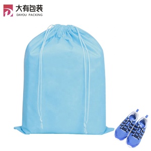 Khuyến Mãi Đầy Màu Sắc Không Dệt Lớn Dây Kéo Pouch Ba Lô Du Lịch Túi Giày Dùng Một Lần Biểu Tượng Tùy Chỉnh - Product Image 5