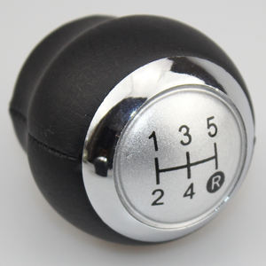 FENGCHENマニュアルシルバーカーレザーギアシフトノブトヨタカローラ用1.8MT AVENSIS YARIS D4D URBAN RAV4 CRUISER SCION - Product Image 5