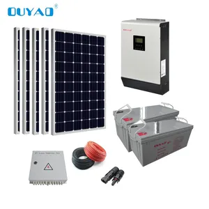 5KW Panel Tenaga Surya/Solar Panel Sistem Peralatan 5KVA Panel Tenaga Surya/Solar Panel System Lengkap Set 5000 Watt Tenaga Surya Inverter Home System