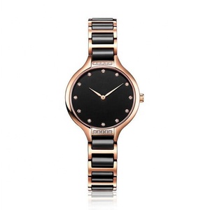 방수 일본 운동 oem 디자인 reloj 패션 세라믹 멋진 숙녀 시계 - Product Image 1