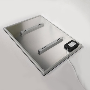 1200*600mm Contrôle Wi-Fi Intelligent Chauffage <span class=keywords><strong>Miroir</strong></span> Avec Lumière LED Affichage Météo Écran Tactile - Product Image 3