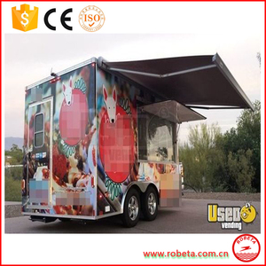 Venta caliente máquina de aperitivos avenida snack <span class=keywords><strong>food</strong></span> remolque remolque móvil de alimentos venta de camiones - Product Image 6
