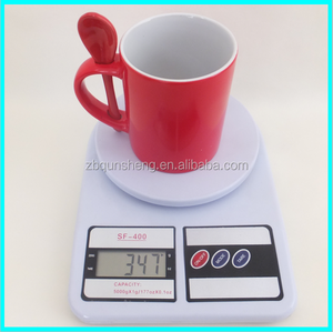 11Oz Gốm Ma Thuật Mug, Nước Nóng Thăng Hoa Màu Thay Đổi Mug Với Muỗng - Product Image 3